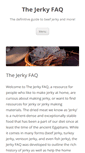 Mobile Screenshot of jerkyfaq.com